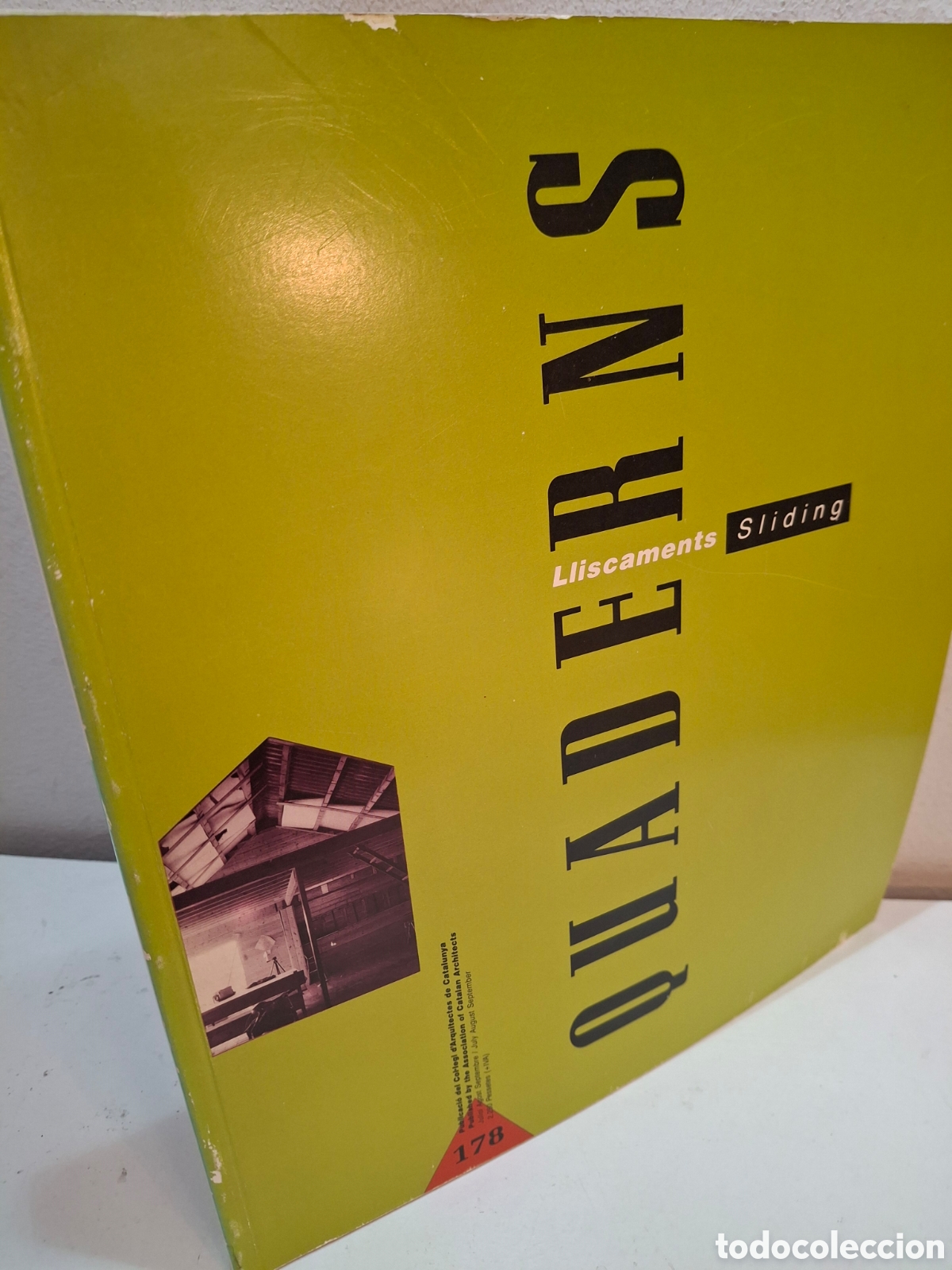 Gebrauchte B&uuml;cher: QUADERNS D'ARQUITECTURA I URBANISME N&ordm; 178, LLISCAMENTS-SLIDING, COAC, 1988