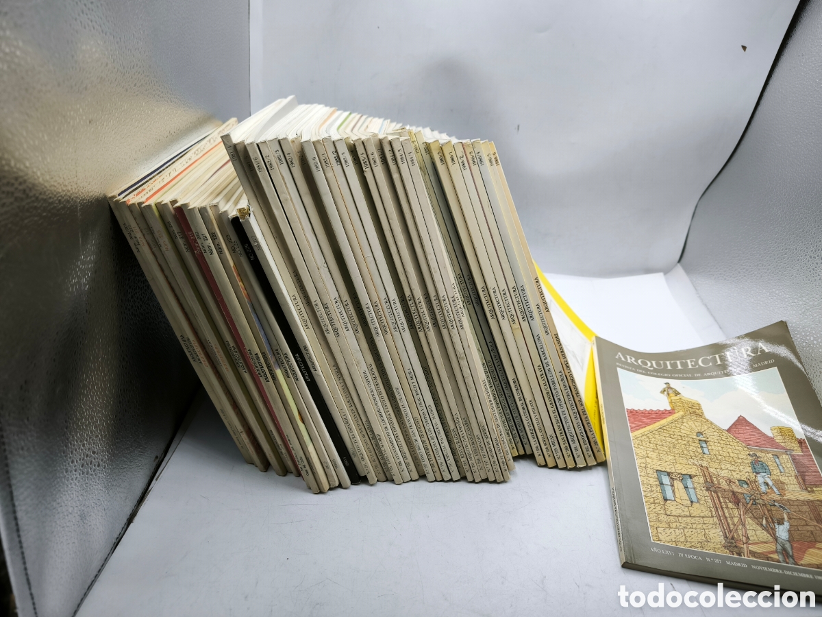 Libros de segunda mano: 50 Revistas arquitectura revista colegio oficial de Arquitectos de Madrid n&uacute;mero 204 a 257 + no 7+