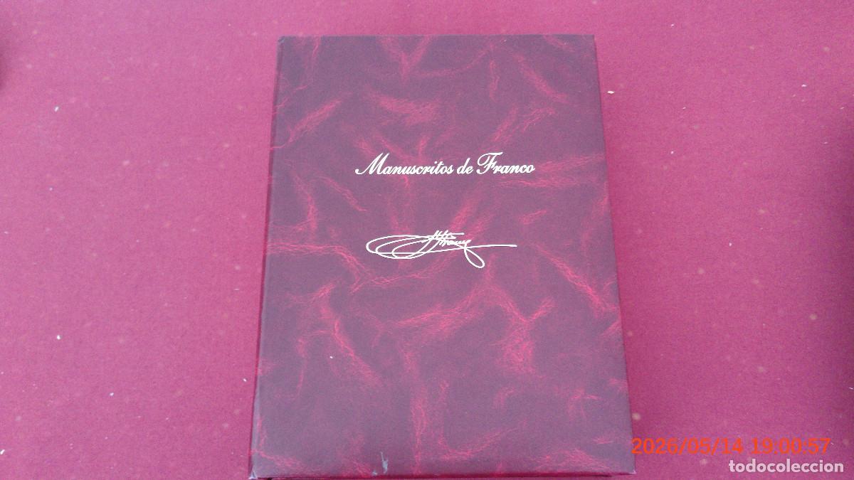 Libros de segunda mano: Manuscritos de Franco, Editorial Otero ESPA&Ntilde;A