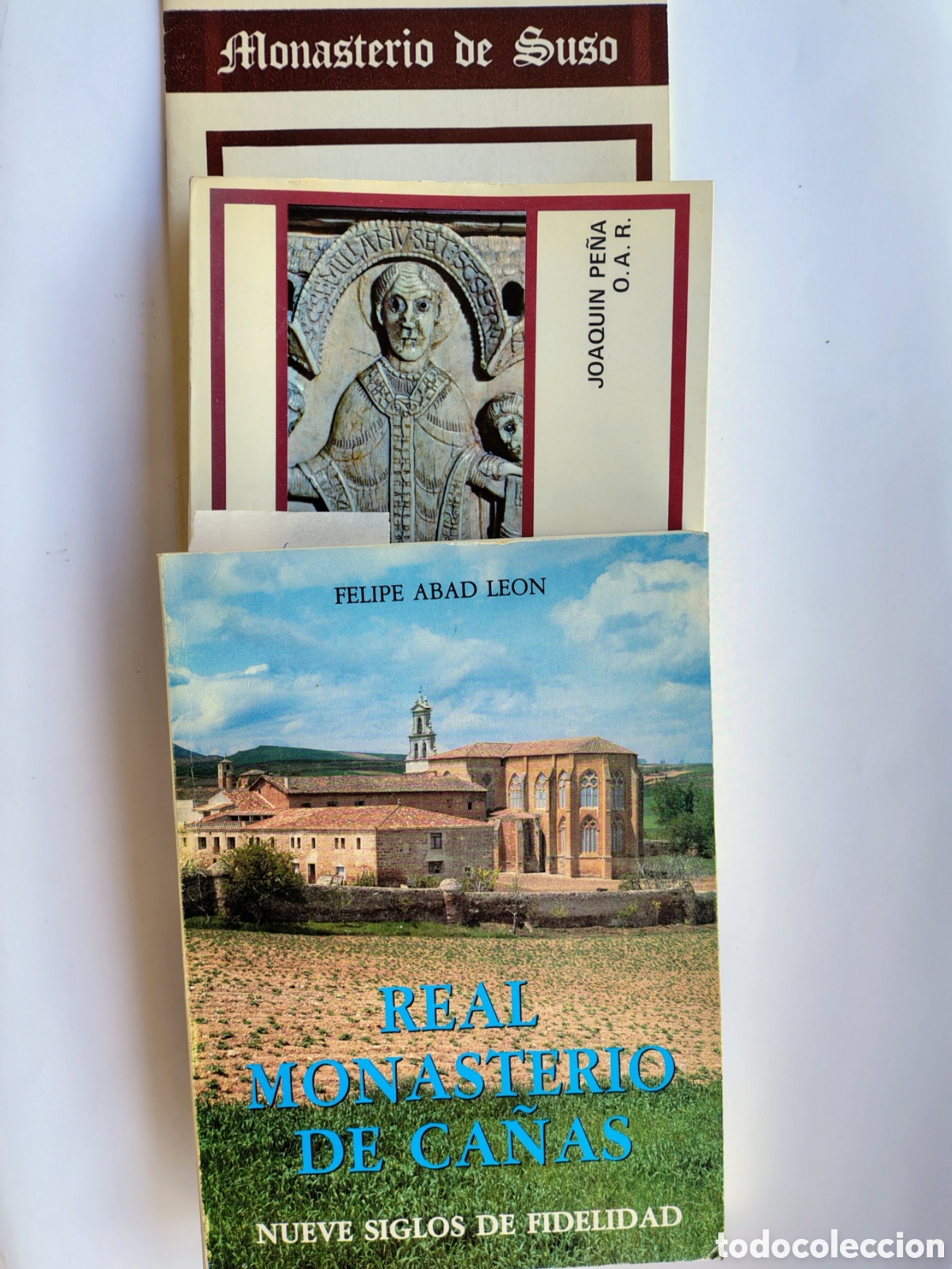 Libros de segunda mano: 3 Libros Monasterios Espa&ntilde;oles | San Mill&aacute;n de la Cogolla, Monasterio de Suso y Real Monasterio