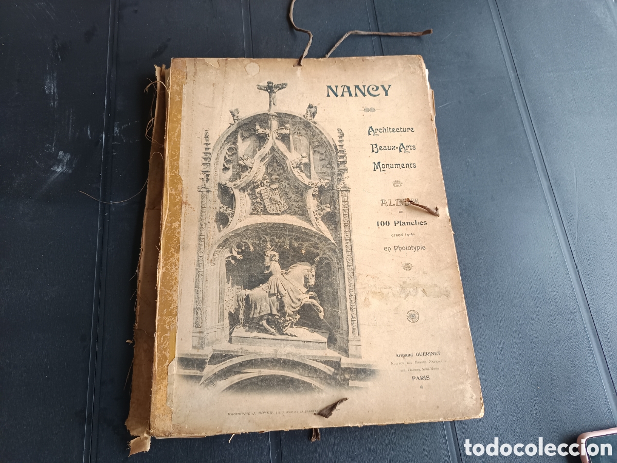 Libros de segunda mano: Album 100 planches Nancy monuments