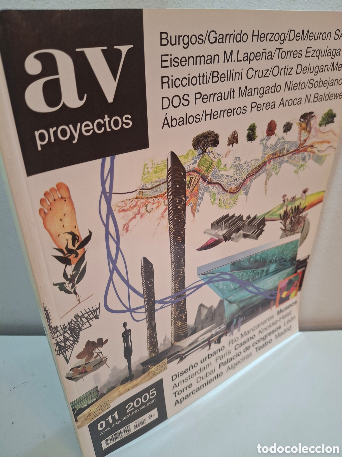 Libros de segunda mano: AV PROYECTOS N&ordm; 11, DISE&Ntilde;O URBANO, JUAN NAVARRO BALDEWEG, ARQUITECTURA VIVA, 2005