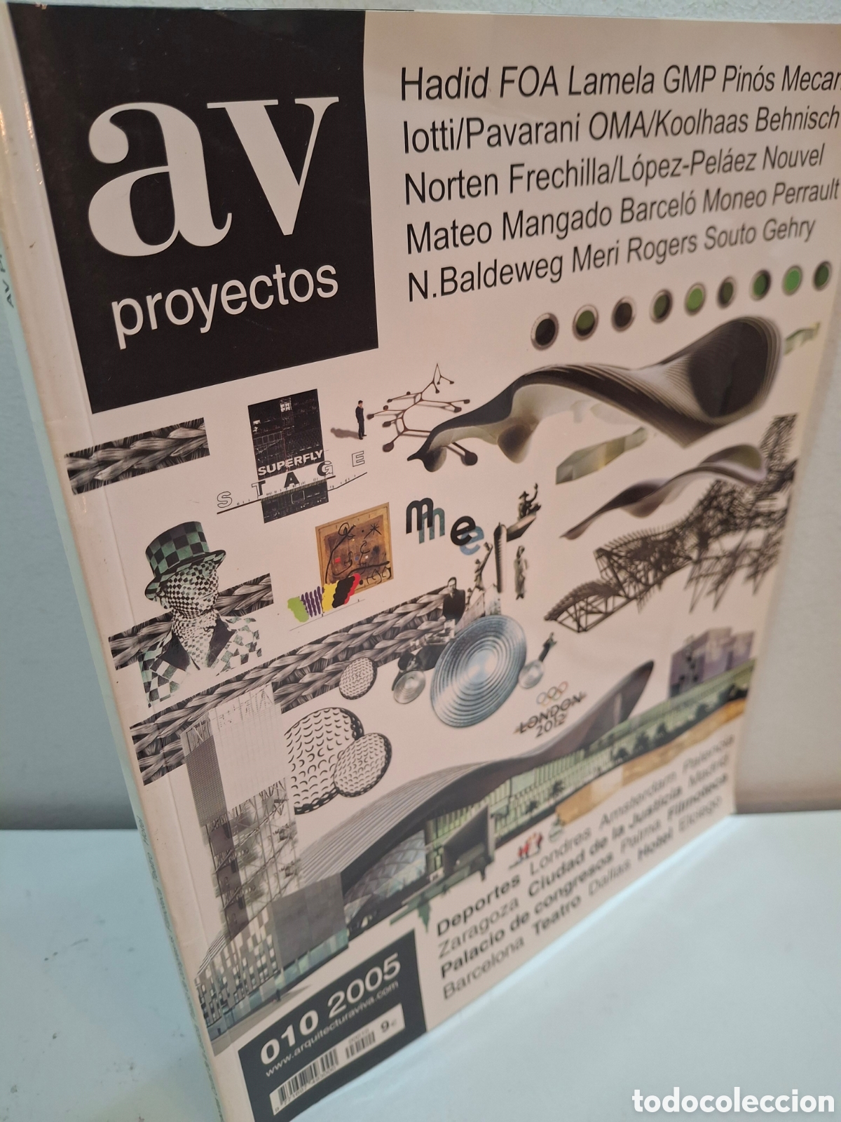 Libros de segunda mano: AV PROYECTOS N&ordm; 10, 2005, DEPORTES, ARQUITECTURA VIVA, 2005