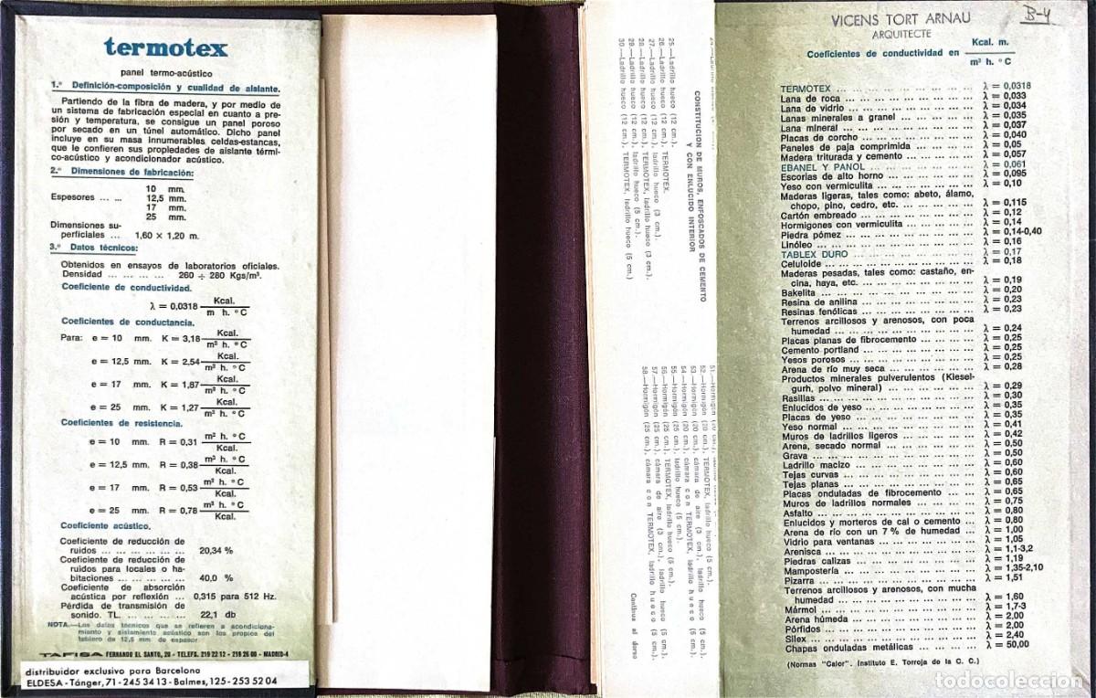 Libros de segunda mano: Fichas térmicas con soluciones constructivas. - Foto 2