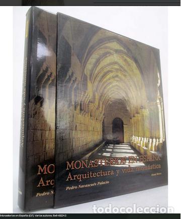 Libros de segunda mano: Monasterios en Espa&ntilde;a arquitectura y vida mon&aacute;stica