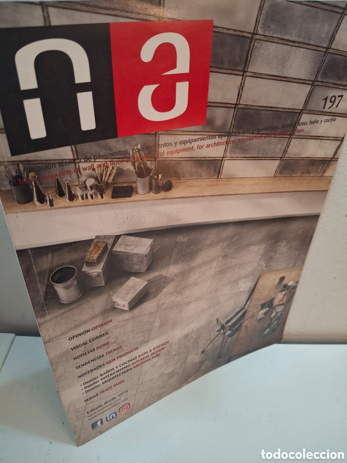 Libros de segunda mano: REVISTA NUEVO AZULEJO N&ordm; 197, PUBLICA, 2018