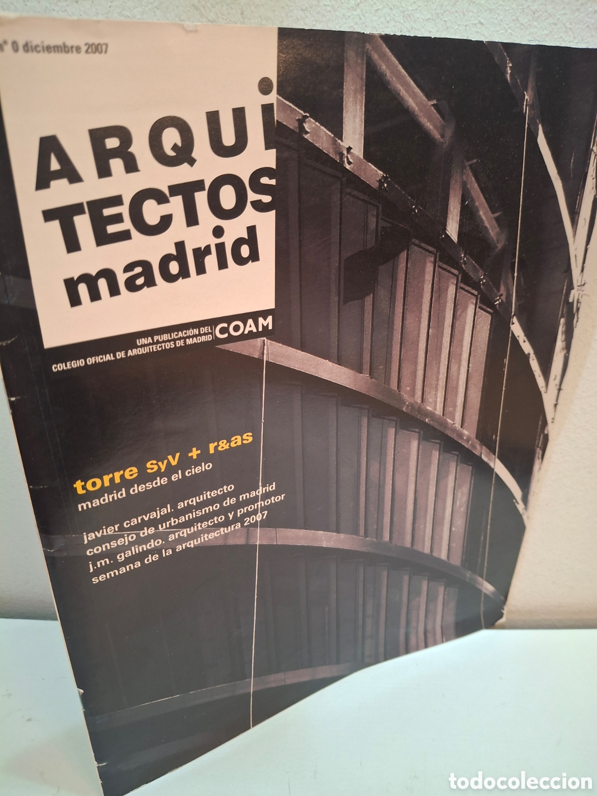 Livros em segunda m&atilde;o: REVISTA ARQUITECTOS MADRID N&ordm; 0, TORRE SyV + R&AS, DICIEMBRE 2007