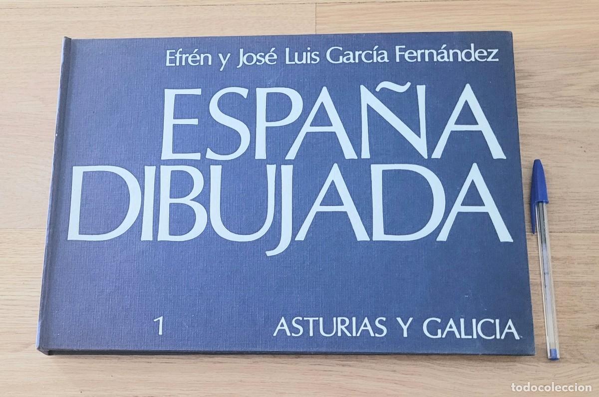 Libros de segunda mano: Libro Espa&ntilde;a dibujada volumen 1 Asturias y Galicia&rdquo;