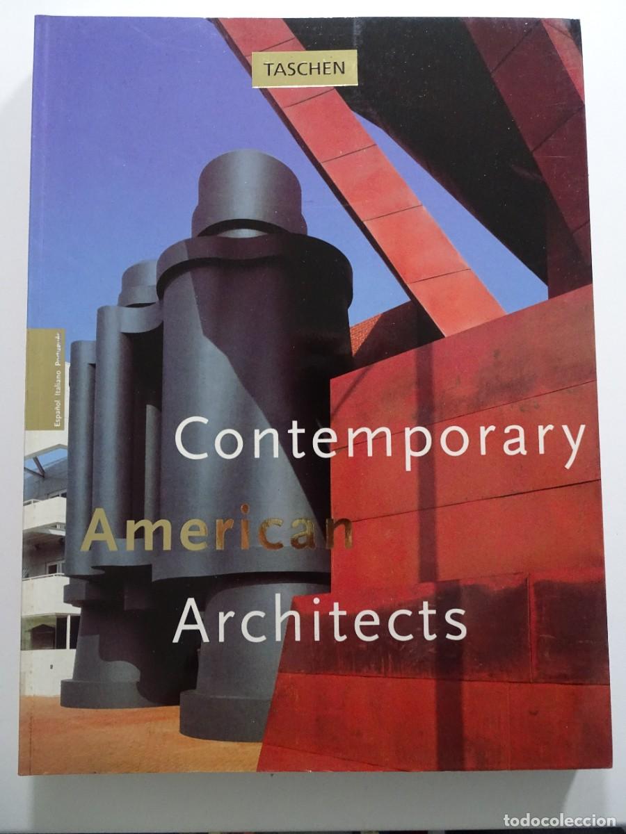 Libros de segunda mano: Contemporary American Architects. Taschen. Volumes 1 to 4. Textos en Espa&ntilde;ol, Italiano y Portugu&eacute;s.