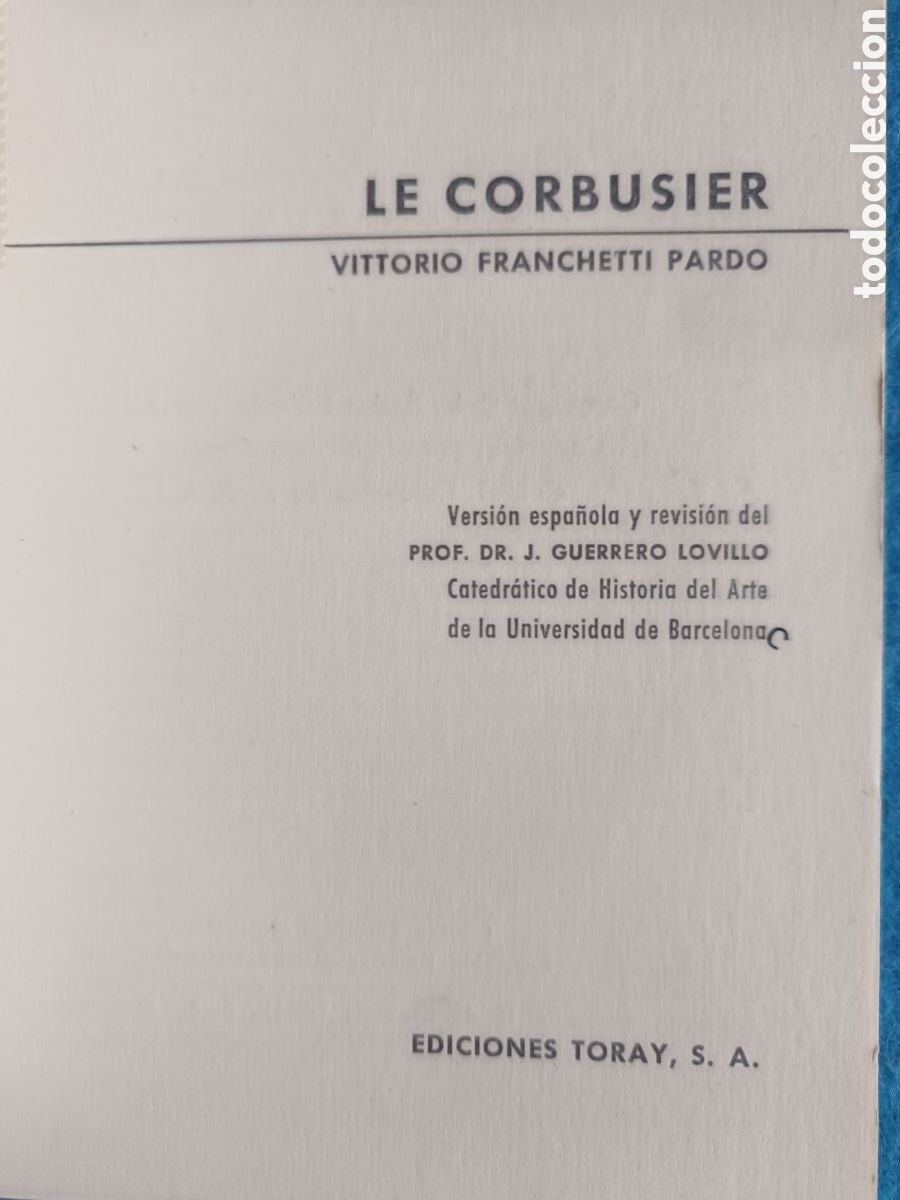 Libros de segunda mano: Le Corbusier. FRANCHETI PARDO - Foto 3