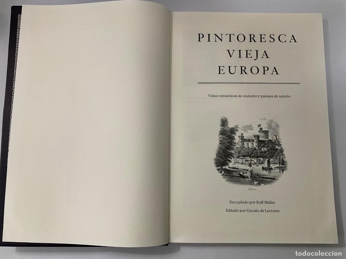 Second hand books: Pintoresca Vieja Europa &ndash; libro ilustrado con grabados y litograf&iacute;as &ndash; gran formato