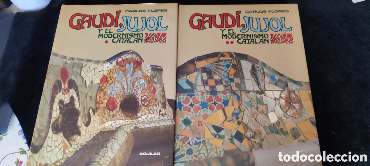 Libros de segunda mano: Gaud&iacute;, Jujol y el Modernismo catal&aacute;n 2 tomos Aguilar 1982