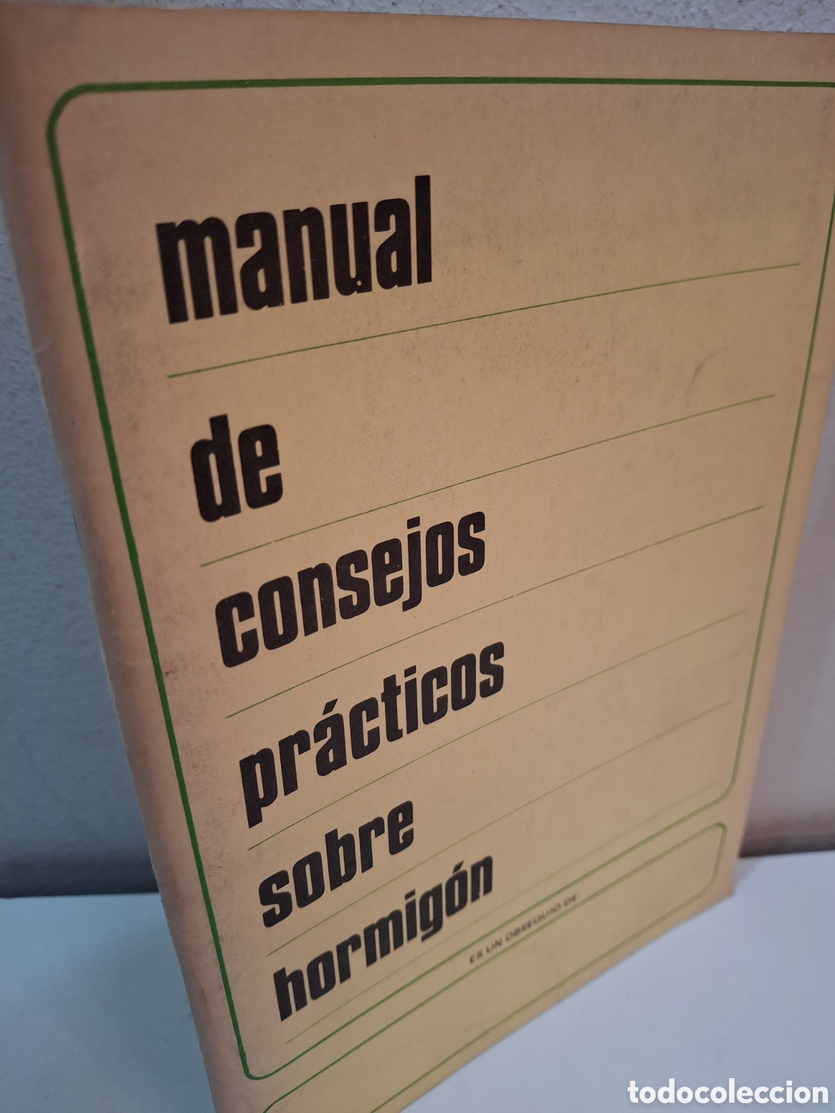 Libros de segunda mano: MANUAL DE CONSEJOS PRACTICOS SOBRE HORMIGON, ANEFHOP, 1984