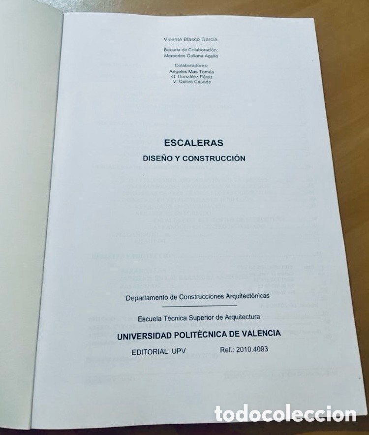 Libros de segunda mano: Escaleras. Dise&ntilde;o y construcci&oacute;n. - Foto 2