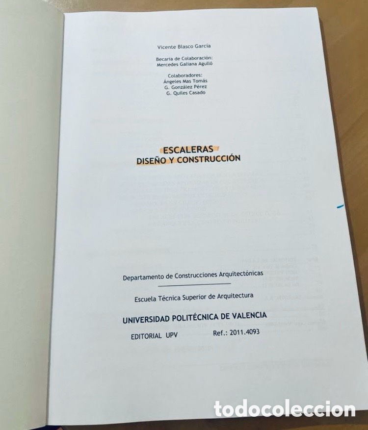 Libros de segunda mano: Escaleras. Dise&ntilde;o y construcci&oacute;n. - Foto 2