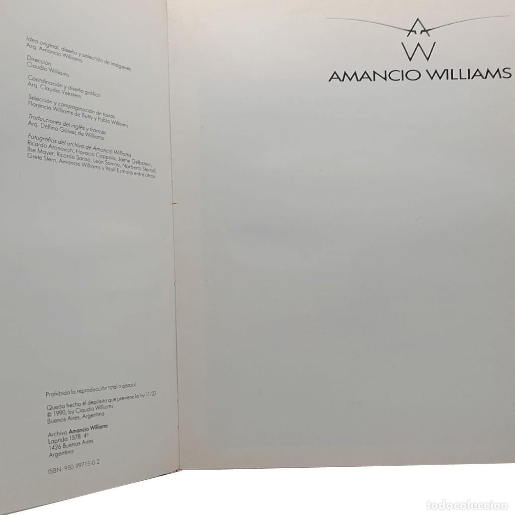 Libros de segunda mano: AMANCIO WILLIAMS. Williams, Claudio (Direcci&oacute;n) - Foto 3