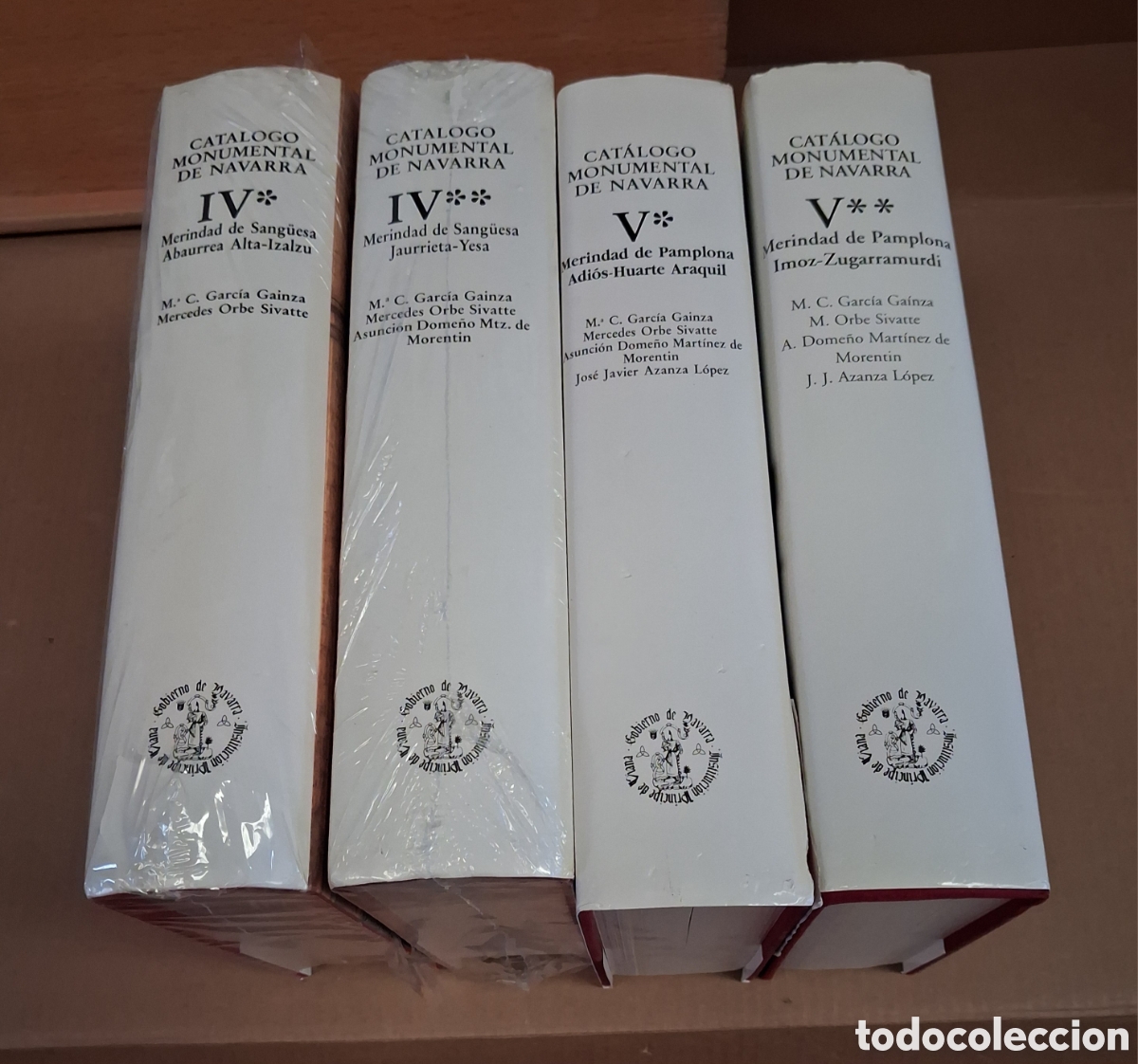 Libros de segunda mano: CATALOGO MONUMENTAL DE NAVARRA. 4 VOLUMENES. UNIVERSIDAD DE NAVARRA. 1996.