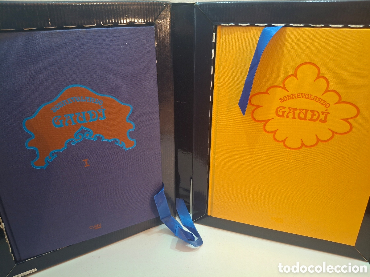 Libros de segunda mano: SOBREVOLANDO GAUD&Iacute;, 2 VOLUMENE, GUIDA ALZINA / CONSOL ESCARRA, CYAN EDICIONS, 1990
