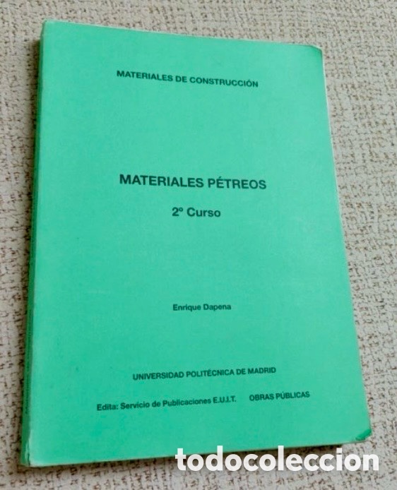 Libros de segunda mano: MATERIALES DE CONSTRUCCI&Oacute;N. MATERIALES P&Eacute;TREOS.