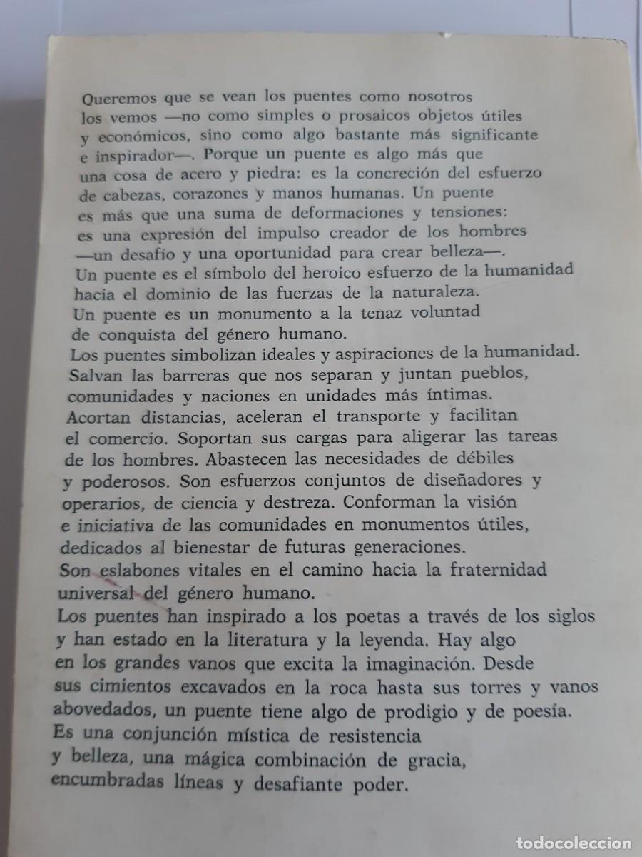 Libros de segunda mano: PUENTES Y SUS CONSTRUCTORES. - Steinman. David B. / Sara Ruth Watson. - Foto 3