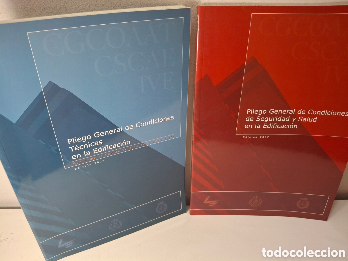 Libros de segunda mano: PLIEGO GENERAL (i) DE CONDICIONES TECNICAS (ii) DE SEGURIDAD Y SALUD, DIS LIBROS, EDICION 2007