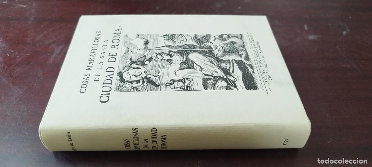 Libros de segunda mano: COSAS MARAVILLOSAS DE LA SANTA CIUDAD DE ROMA / PEDRO DE LEON / KARA42 / COLEGIO ARQUITECTOS Z