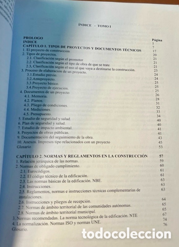Libros de segunda mano: INTRODUCCI&Oacute;N B&Aacute;SICA A LOS PROYECTOS DE CONSTRUCCI&Oacute;N TOMO I. - Foto 2
