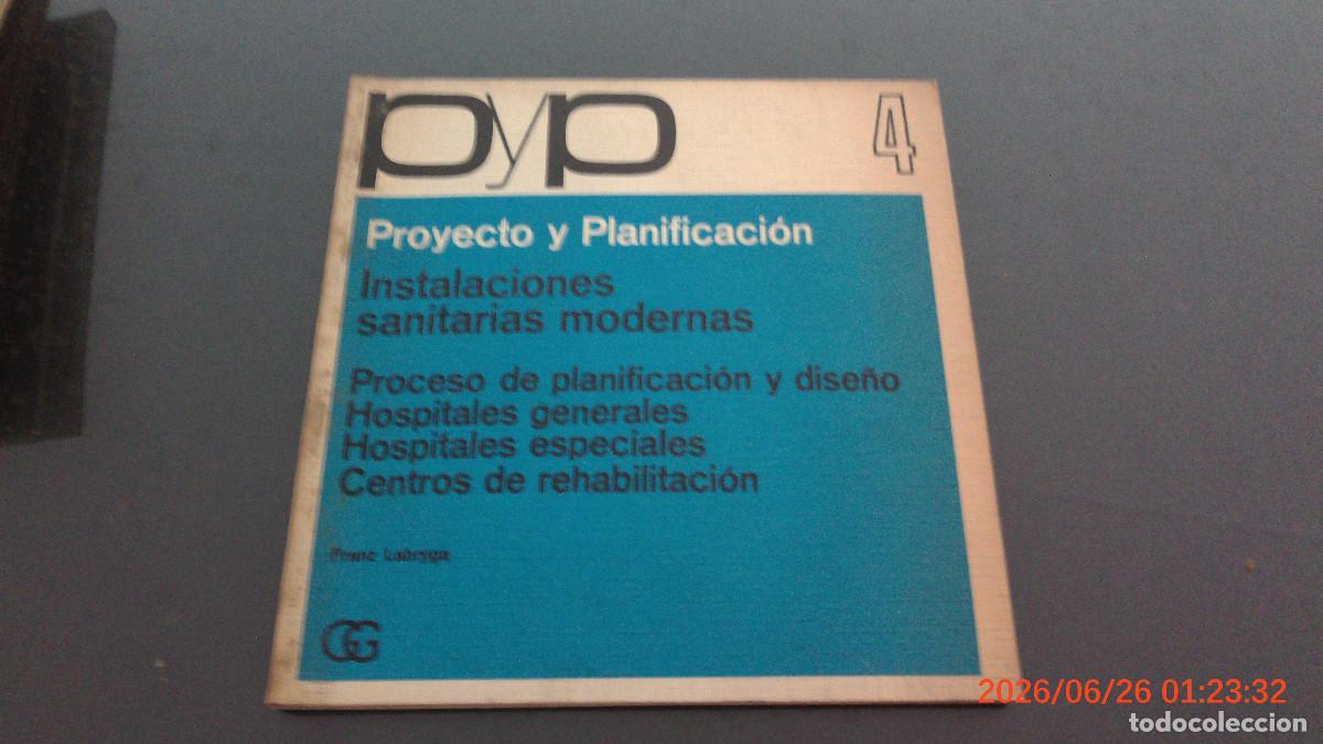 Libros de segunda mano: Proyecto y planificaci&oacute;n 4: Instalaciones sanitarias modernas (hospitales etc), de Franz Labryga GG