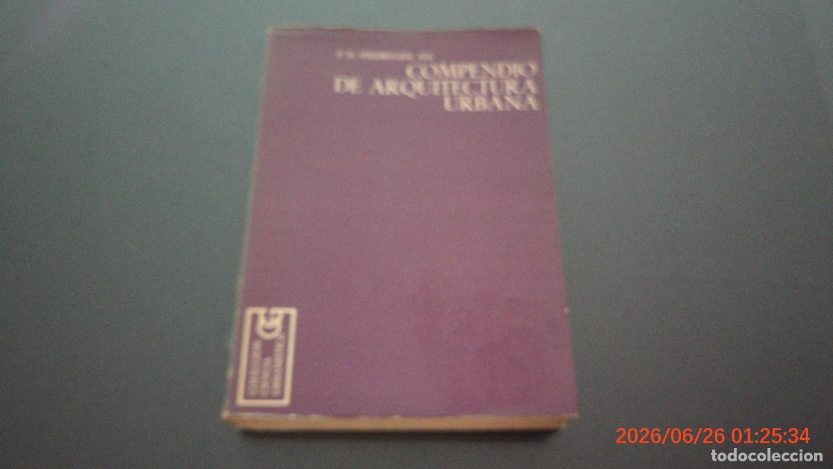 Libros de segunda mano: compendio de arquitectura urbana spreiregen gustavo gili GG