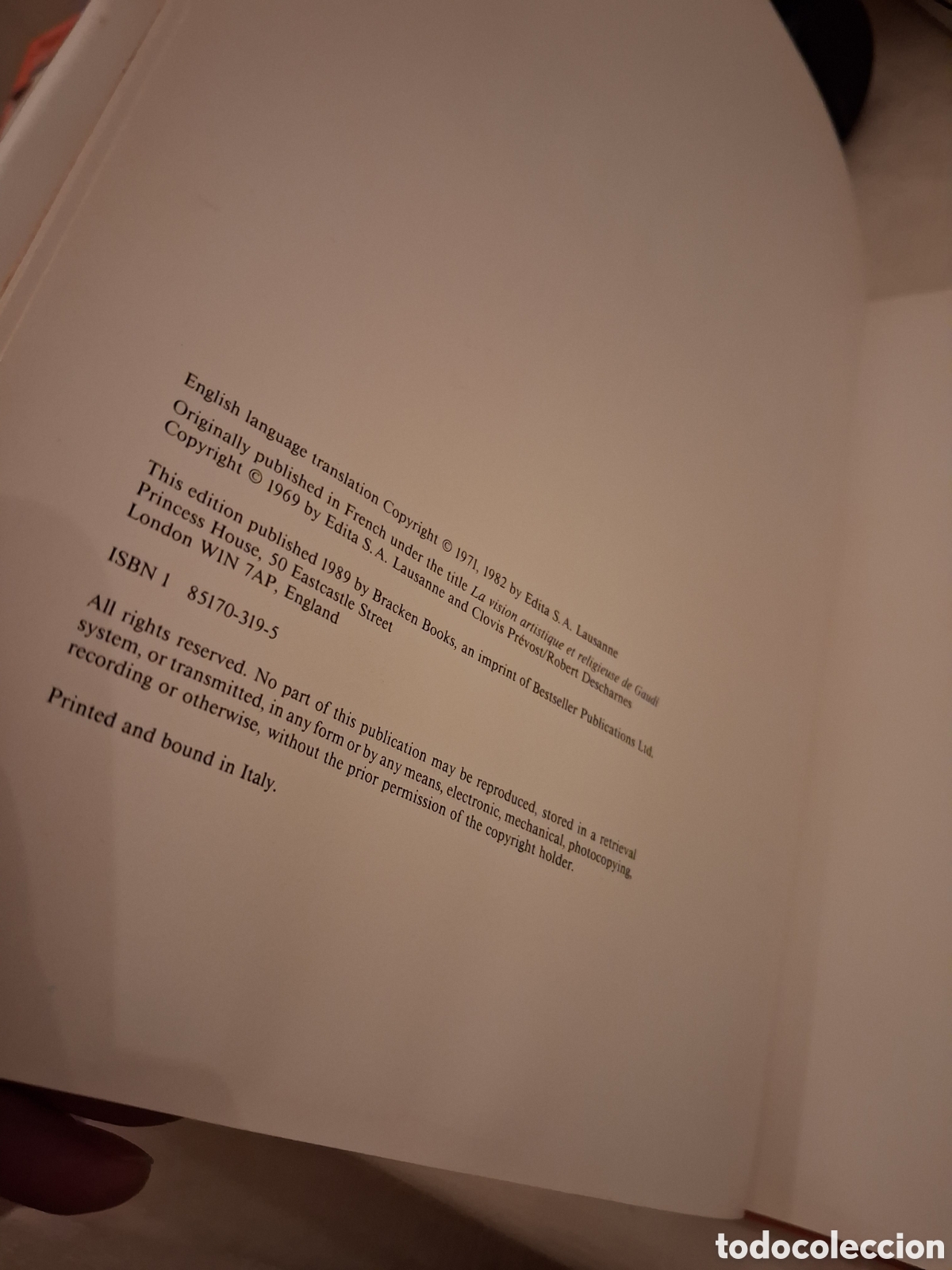 Libros de segunda mano: Gaud&iacute;: The Visionary, Descharnes, Robert&nbsp;&&nbsp;Prevost, Clovis - Foto 4