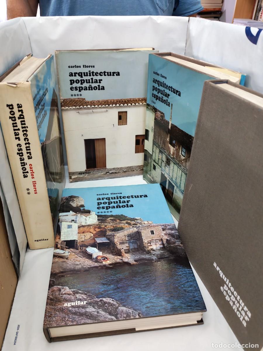 Livres d'occasion: Arquitectura Popular Espa&ntilde;ola. Tomos I, II, III, IV y V (Obra completa en 5 tomos)