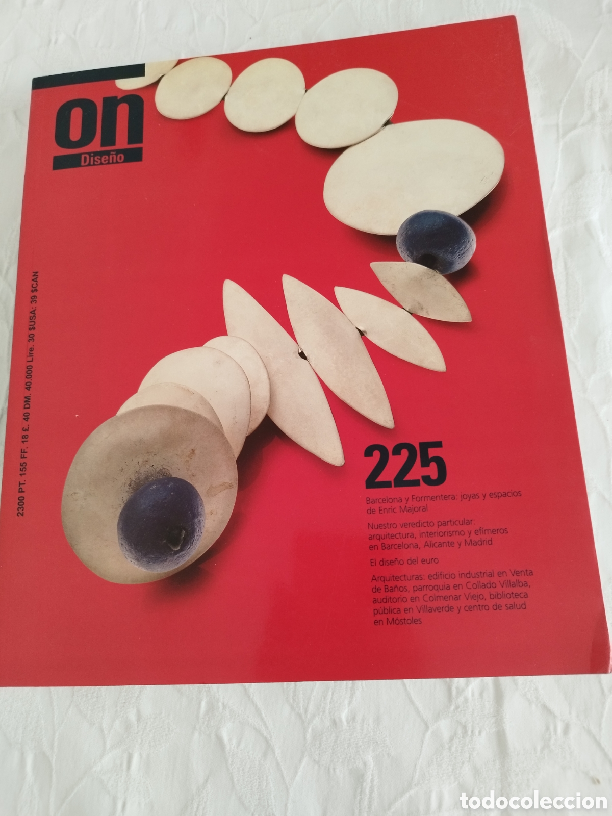 Libros de segunda mano: REVISTA ON DISE&Ntilde;O N.&ordm; 225. 2001