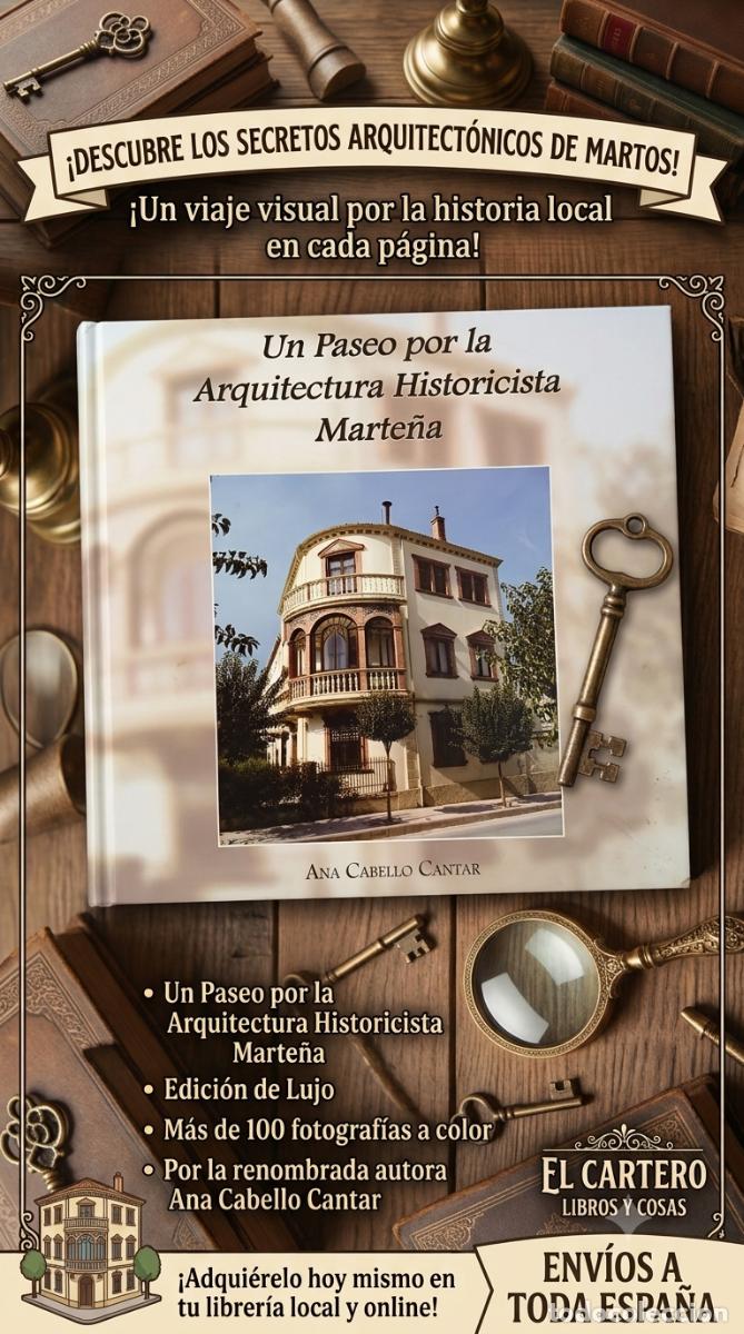 Libros de segunda mano: UN PASEO POR LA ARQUITECTURA HISTORICISTA MARTE&Ntilde;-A CABELLO CANTAR, ANA JAEN