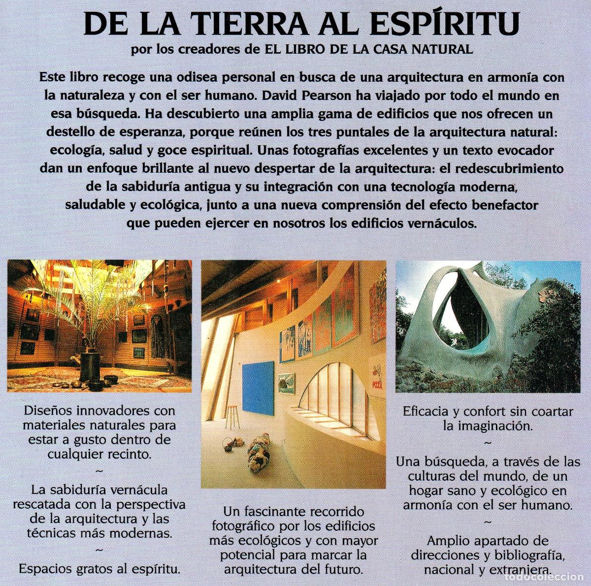 Libros de segunda mano: EL LIBRO DE LA ARQUITECTURA NATURAL. DAVID PEARSON. - Foto 9