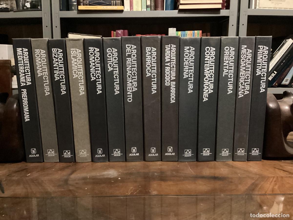 Libros de segunda mano: HISTORIA UNIVERSAL DE LA ARQUITECTURA. 14 TOMOS. OBRA COMPLETA. AGUILAR.