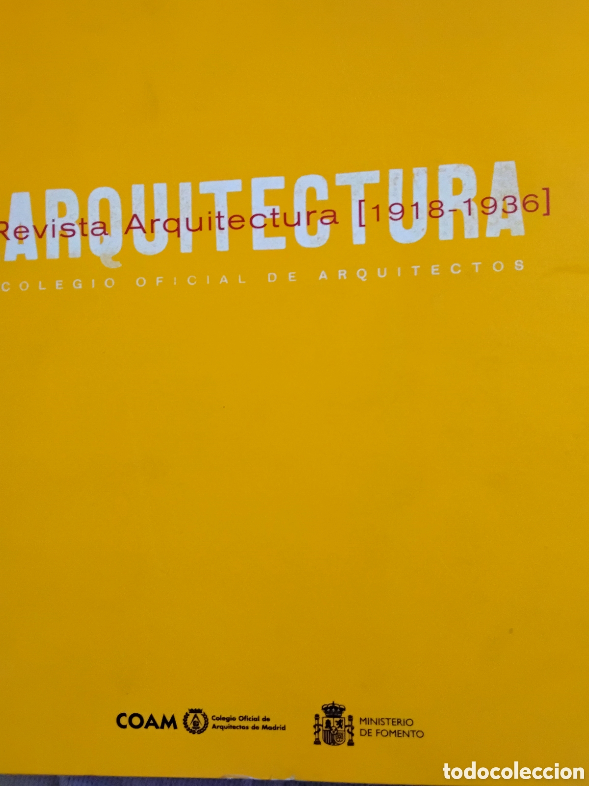 Libros de segunda mano: REVISTA ARQUITECTURA. 1918-1936. COAM