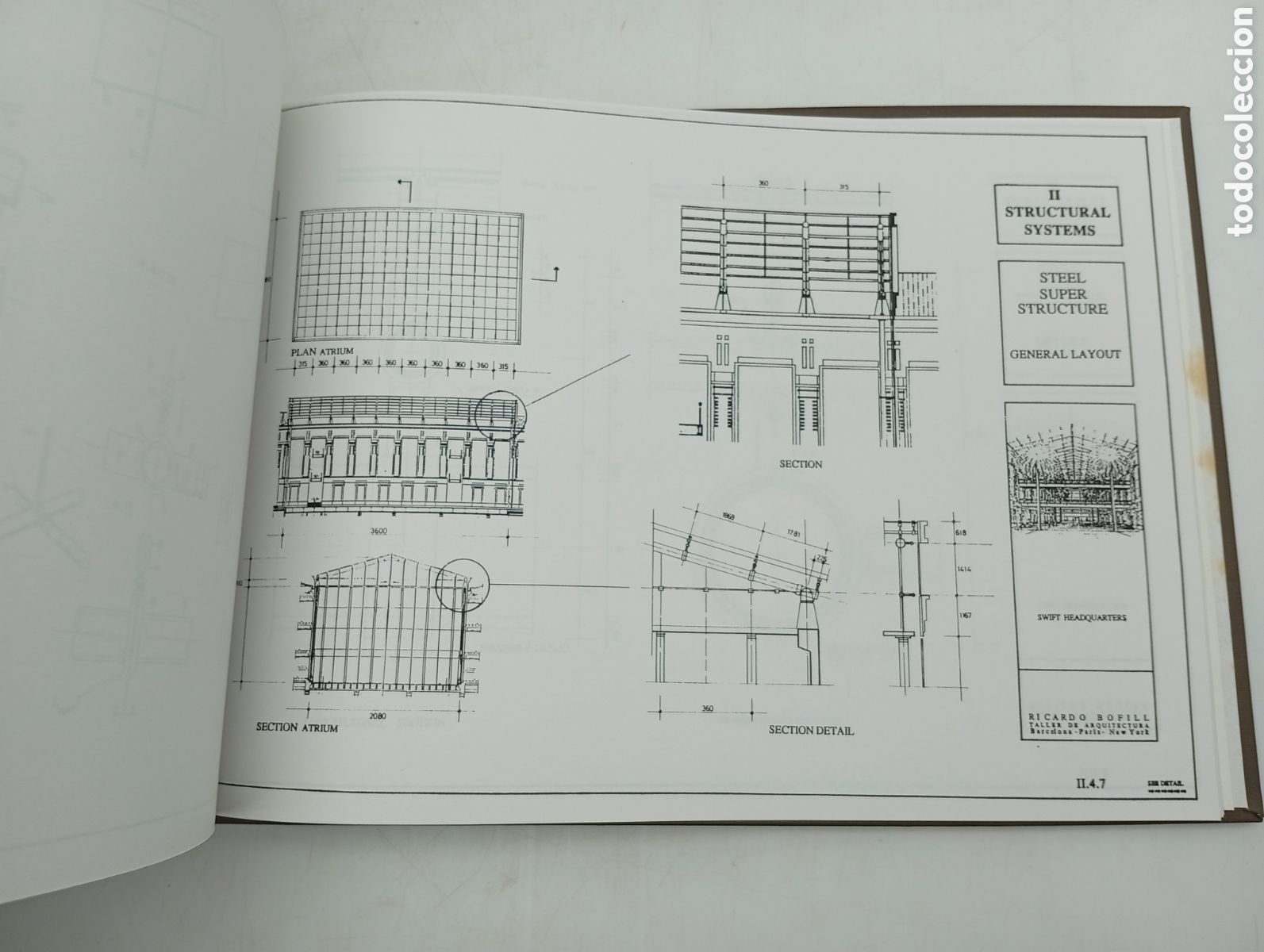 Libros de segunda mano: RARO ejemplar obras planos de Ricardo Bofill - Foto 7