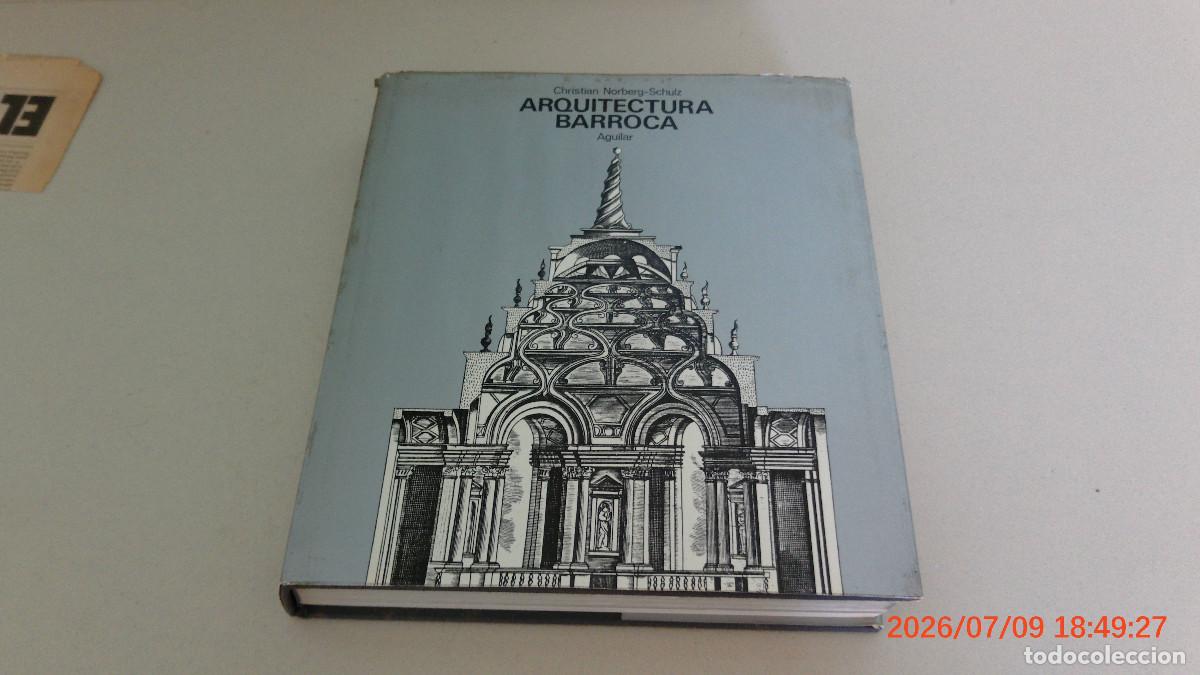 Libros de segunda mano: Arquitectura barroca - Christian Norberg-Schulz. Aguilar