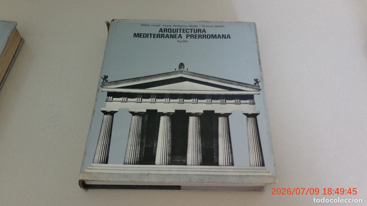 Libros de segunda mano: ARQUITECTURA MEDITERRANEA AGUILAR PRERROMANA
