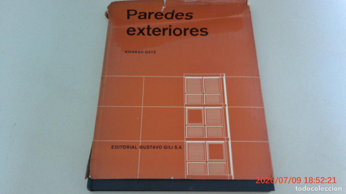 Libros de segunda mano: PAREDES EXTERIORES / KONRAD GATZ. BARCELONA : GUSTAVO GILI, 1968.
