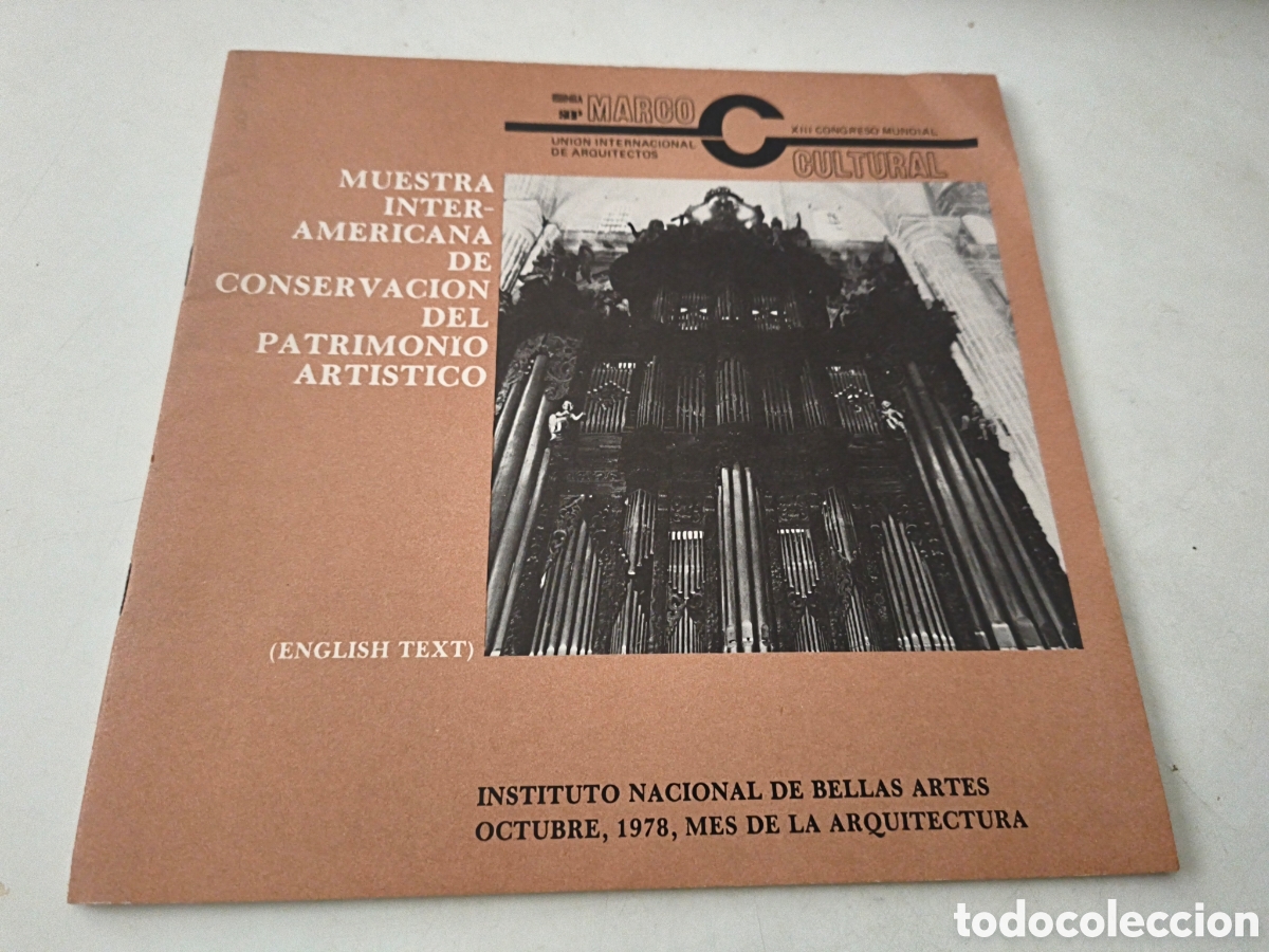 Libros de segunda mano: Muestra interamericana de Conservaci&oacute;n del patrimonio art&iacute;stico