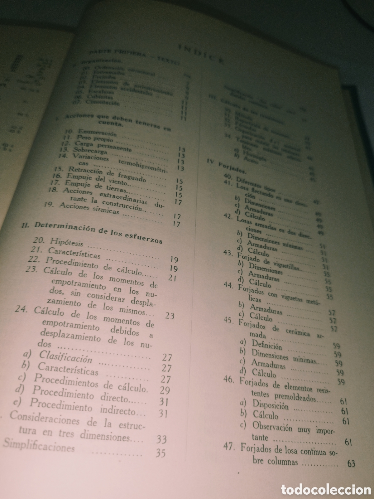 Libros de segunda mano: FERNANDEZ CASADO: ESTRUCTURAS DE EDIFICIOS. SEGUNDA PARTE FORMULARIO Y EJEMPLOS. ED. DOSSAT 1955 - Foto 5