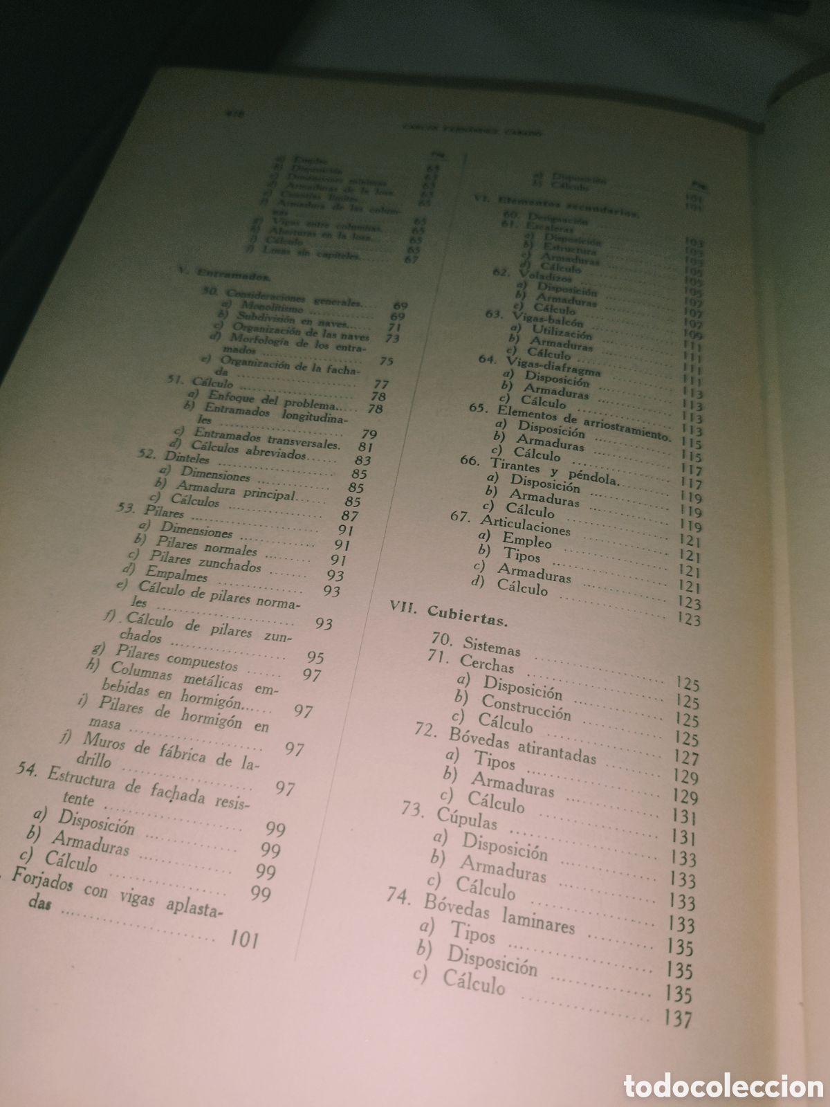Libros de segunda mano: FERNANDEZ CASADO: ESTRUCTURAS DE EDIFICIOS. SEGUNDA PARTE FORMULARIO Y EJEMPLOS. ED. DOSSAT 1955 - Foto 6