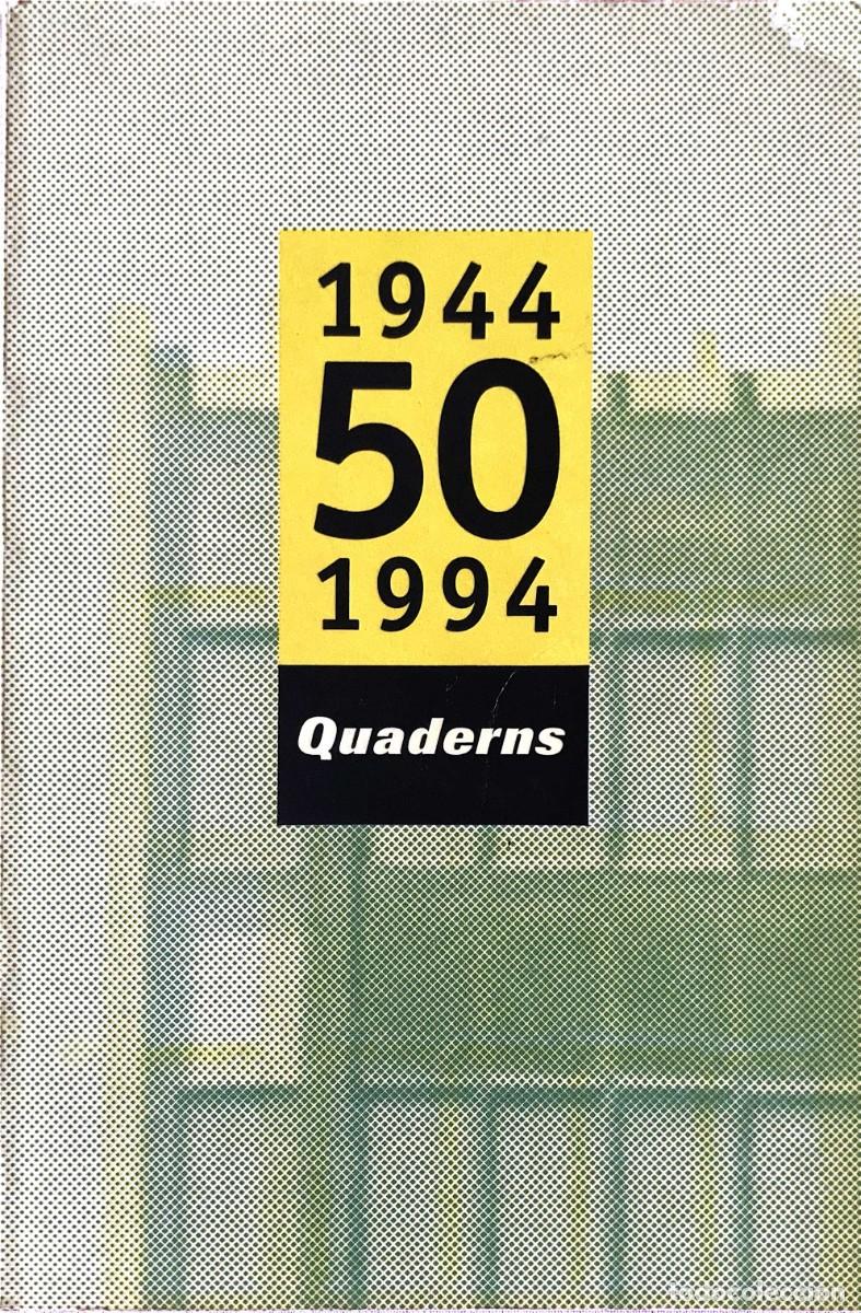 Libros de segunda mano: Quaderns 50 (1944- 1994) - Foto 1