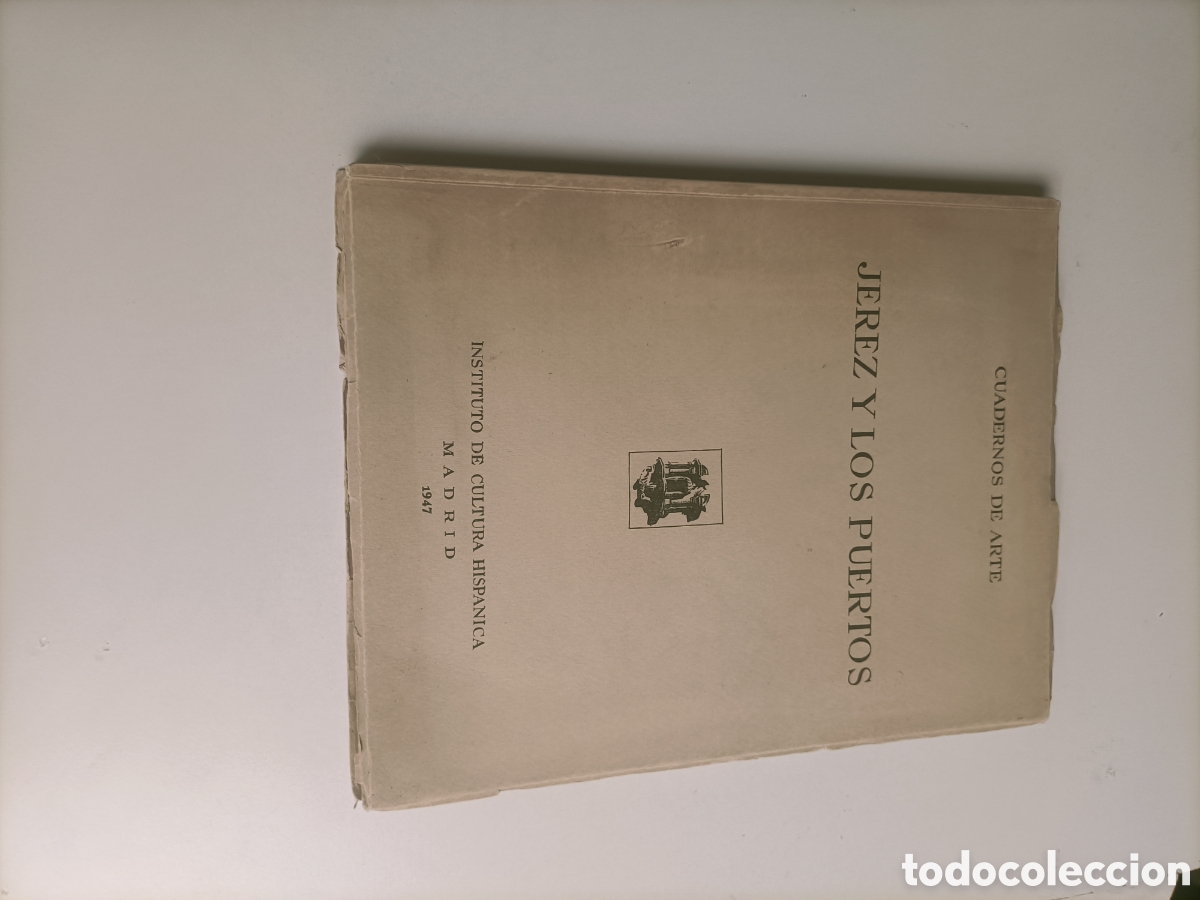 Libros de segunda mano: Jerez y los Puertos. Estudio hist&oacute;rico art&iacute;stico Antonio Sancho. Cuadernos de arte Instituto de Cul