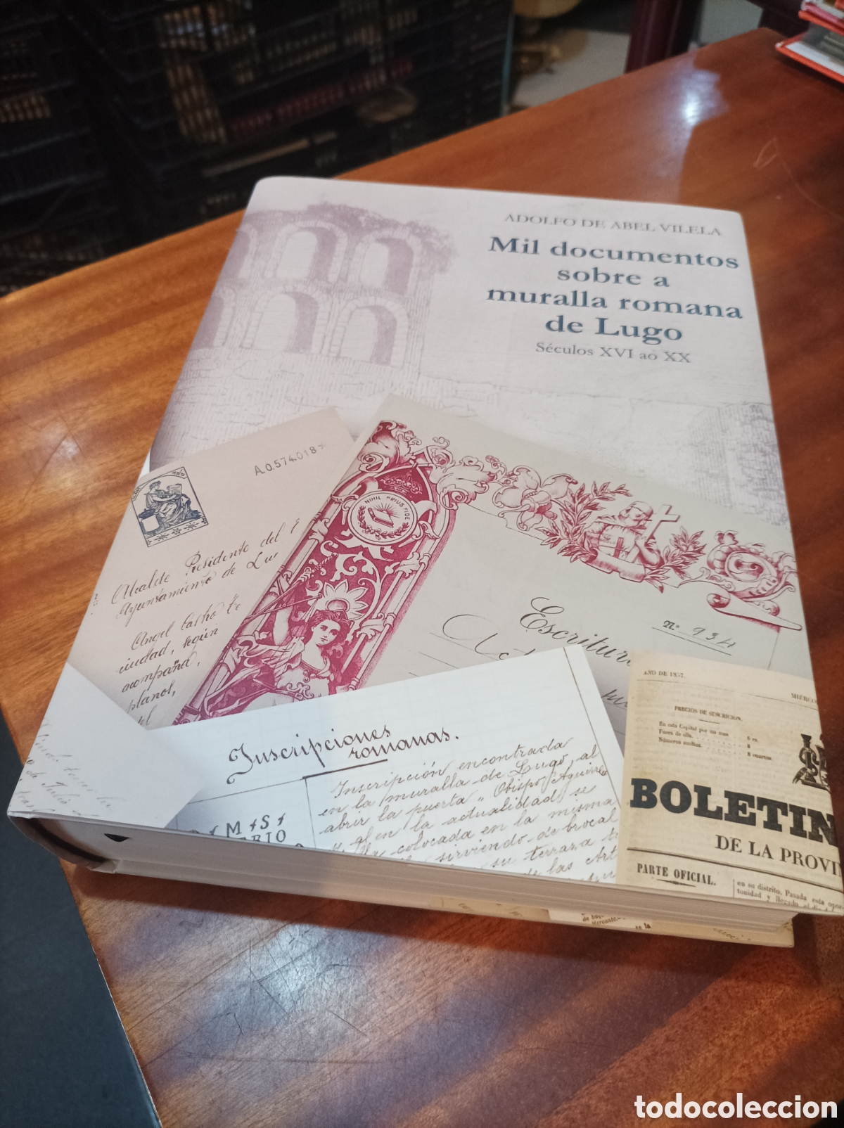 Libros de segunda mano: MIL DOCUMENTOS SOBRE A MURALLA DE LUGO.SECULOS XVI-XX.ADOLFO DE ABEL VILELA.