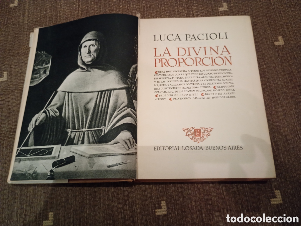 Libros de segunda mano: Libro La divina proporci&oacute;n de 1946 - Foto 7
