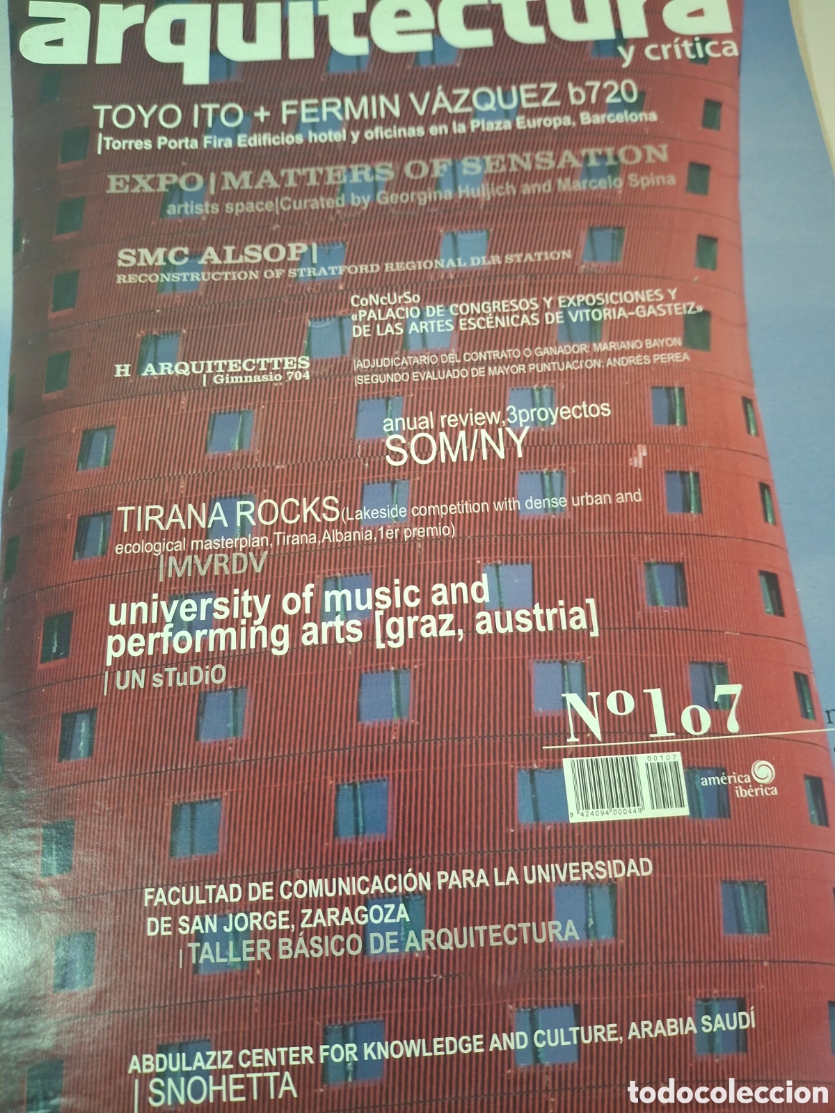 Libros de segunda mano: PASAJES ARQUITECTURA Y CRITICA, N&ordm; 107, A&Ntilde;O 9, 2009