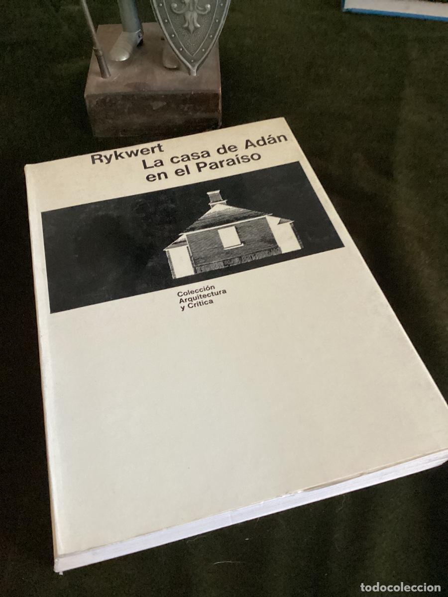 Libros de segunda mano: RYKWERT - LA CASA DE ADAN EN EL PARAISO. COLECCION ARQUITECTURA Y CRITICA 1975 GUSTAVO GILI.