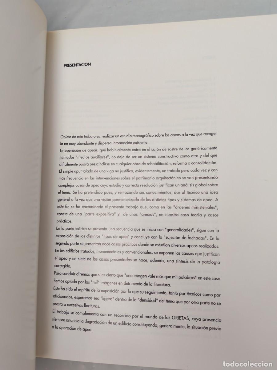 Libros de segunda mano: APEOS: Apeos y Grietas en la Edificaci&oacute;n - Foto 4